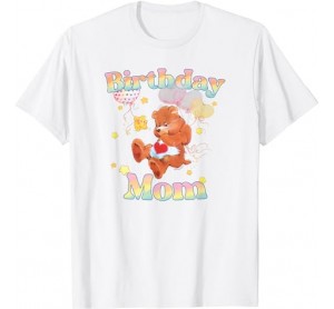 Care Bears Birthday Mom Tenderheart Bear Retro Mothers Day T- Shirt